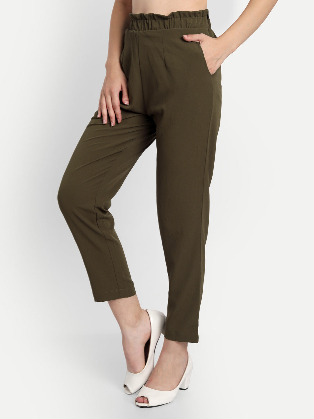 Solid Straight Fit Pant